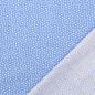 Preview: Baumwoll Druck kleine Herzen Weiß auf Jeans